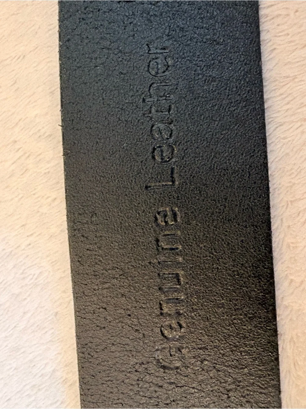 Timberland Black Leather Belt with Silver Roller Buckle Sz 36